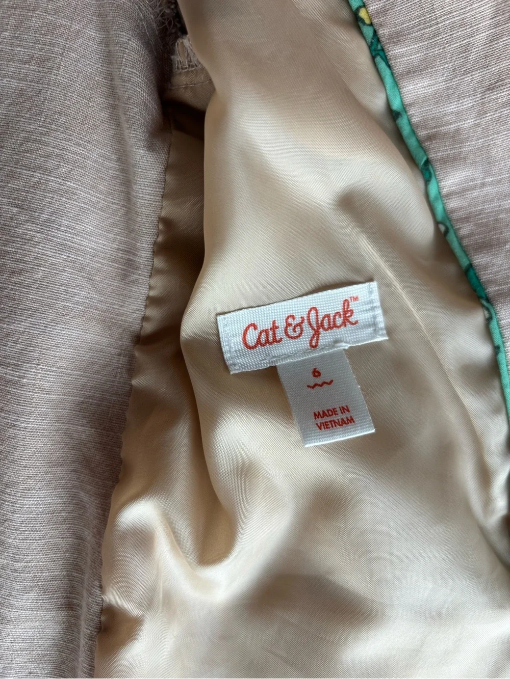 Cat & Jack Beige Kids Blazer Jacket